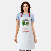 Tablier Custom Name Cartoon Food Sweet Love Gift Apron (Porté)