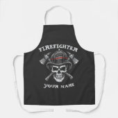 Tablier Custom Name Firefighter Wife Apron (Recto)