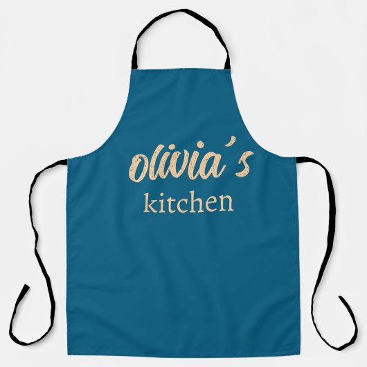 Tablier Custom Name Kitchen Apron – Personalized Cooking  (Recto)