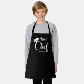 Tablier Custom Name Mini Chef Kids Apron (Porté)