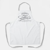 Tablier Custom Nonna's Italian Kitchen Elegant  (Recto)