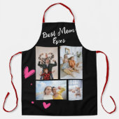Tablier Custom Photo Collage Apron - Best Mom Or Dad Ever (Recto)