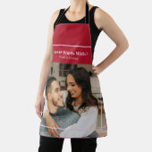 Tablier Custom Photo & Text Romantic Gift - Personalized  (Insitu)