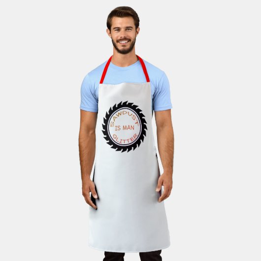 Tablier Custom Saw Dust est homme Parties scintillant gril (Porté)