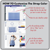 Tablier Custom Text Red & White Buffalo Check Gingham 