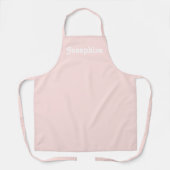 Tablier Customiser personnaliser le rose de brouille de mo (Recto)