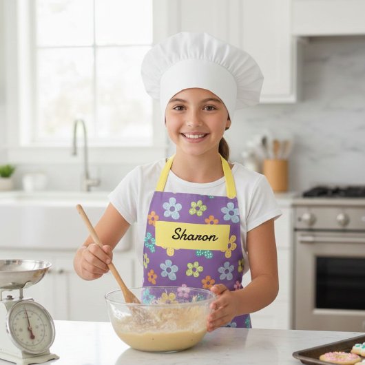 Tablier Customizable children's kitchen apron