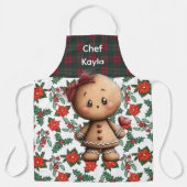 Tablier Customizable Christmas gingerbread baker (Recto)