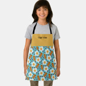 Tablier Customizable Whimsical Eggs and Bacon All-Over (Insitu)