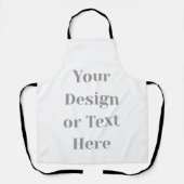 Tablier Customizable Your Design or Text Here Personalized (Recto)