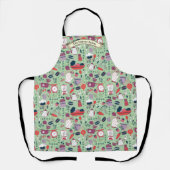 Tablier Customize Bakery Shop Kitchen Utensils Pattern (Recto)