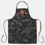 Tablier Customize Butcher Shop Orange Hog Pig Black Camo (Recto)