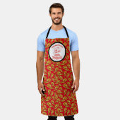 Tablier Customize Pizza Restaurant Detailed Pizza Chef  (Porté)