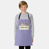 Tablier Customized Apron kids, Apron with Name (Porté)