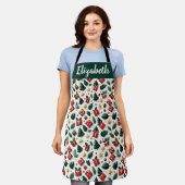 Tablier Customized Playful Christmas Apron (Porté)