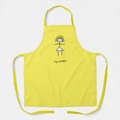 Tablier Cute Accueil Ec Enseignant Famille Sciences de la  (Recto)