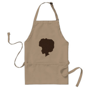 Tablier Cute Afro Silhoutte Naturel
