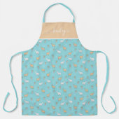 Tablier Cute Alpaca Llama Cactus Motif (Recto)