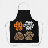 Tablier Cute Animals Animal Print Design Adorable Wildlife (Recto)