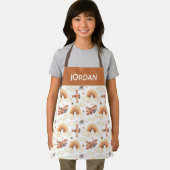 Tablier Cute aquarelle Rainbow Motif d'avion (Insitu)