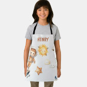 Tablier Cute astronaute et adorable aventure spatiale (Insitu)