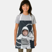 Tablier Cute astronaute photo personnalisée (Insitu)