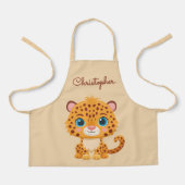 Tablier Cute Baby Leopard Safari Animal Kids (Recto)