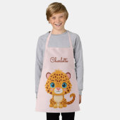 Tablier Cute Baby Leopard Safari Animal Kids (Porté)