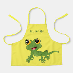 Tablier Cute Baby Lizard Gecko Enfants Personnalisé