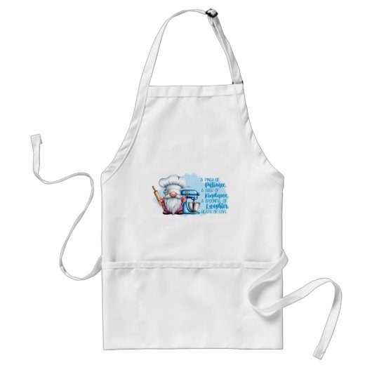 Tablier Cute Baking Gnome Apron | Funny Kitchen Gift for B (Devant)