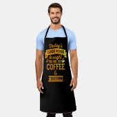 Tablier Cute Barista Coffee Apron - Personalized Cafe (Porté)