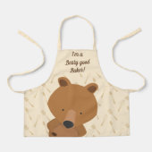 Tablier Cute Bear Baker (Recto)