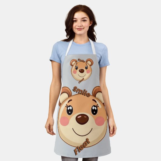 Tablier Cute Bear Smile (Porté)