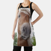 Tablier Cute Belge Brouillon Cheval Visage Personnalisé (Insitu)