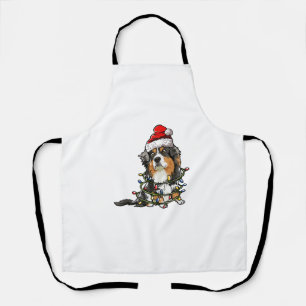 Tablier Cute berger australien Père Noël Christmas Tree Li