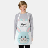 Tablier Cute BIG Cartoon Bunny Zoo Keeper in Training (Porté)