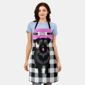 Tablier Cute Black Giant ou Standard Schnauzer Apron (Porté)
