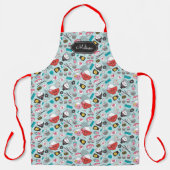 Tablier Cute Blue Sushi Motif Apron (Recto)