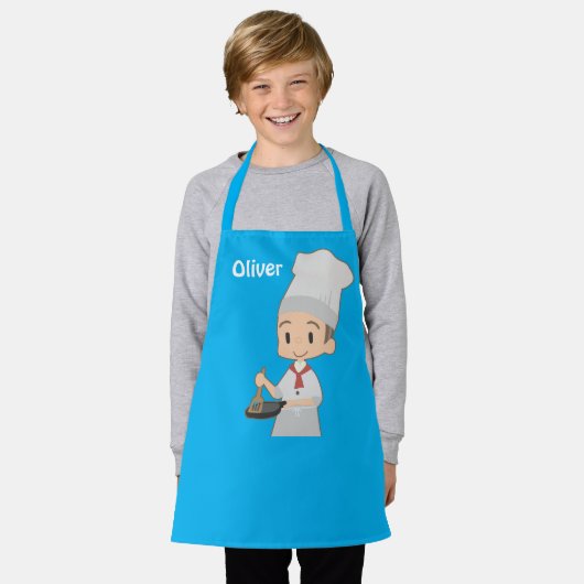 Tablier Cute Boy Chef (Porté)