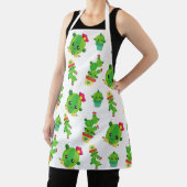Tablier Cute Cactus, Green Cactus, Motif Cactus (Insitu)