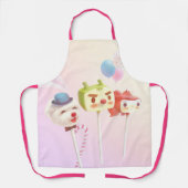 Tablier Cute Caractère Gâteau Pops (Recto)