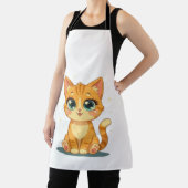 Tablier **Cute Cartoon Cat – Adorable Kitty Illustration** (Insitu)