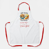 Tablier Cute Cartoon Food Custom I Love You Gift Apron (Recto)