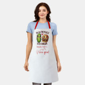 Tablier Cute Cartoon Food Custom Sweet Valentine Apron (Porté)