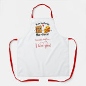 Tablier Cute Cartoon Food Custom Valentine Gift Apron (Recto)