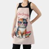 Tablier Cute Cat Feelin Beachy (Insitu)