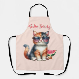 Tablier Cute Cat Feelin Beachy