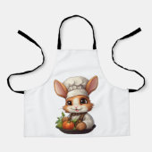 Tablier Cute Chef Lapin Aux Tomates Rouges (Recto)