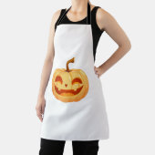 Tablier Cute Citrouille Jack-o'-lantern Turtle Mer Hallowe (Insitu)