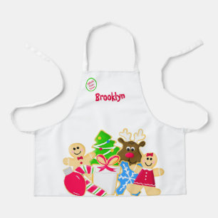 Tablier Cute Colorful Kids Vacances Cookies Apron